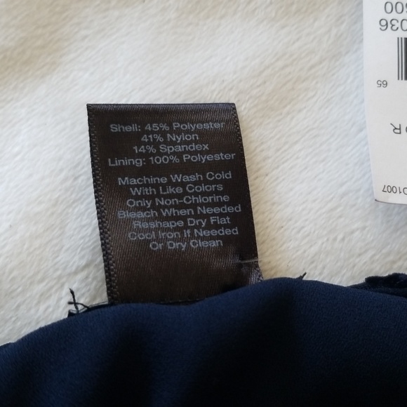 Ann Taylor velvety navy top - Picture 6 of 7